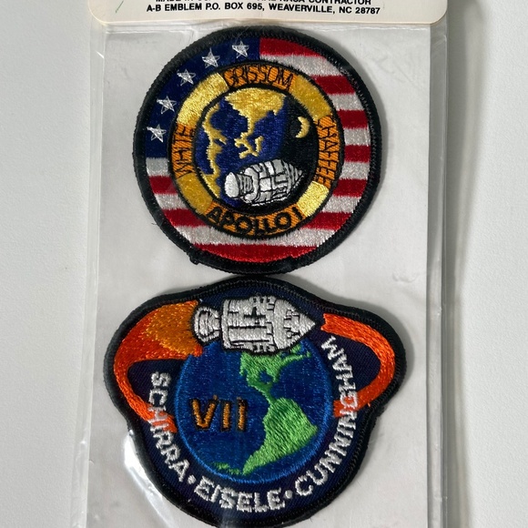 Kennedy Space Center Spaceport USA Apollo Emblems Set of 12 Made In USA (18B) - Picture 5 of 10